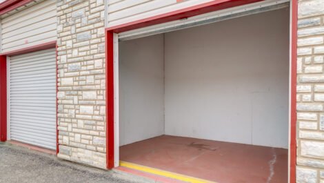 Inside a storage unit in Grand Prairie