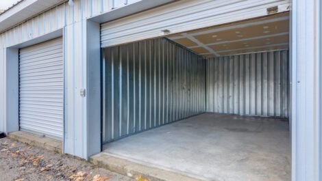 Inside a storage unit in nelson