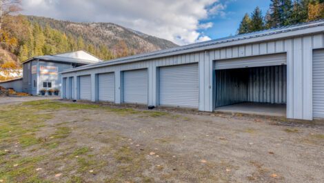 Inside a storage unit in nelson