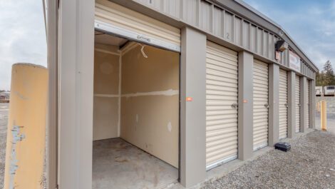 inside a storage unit