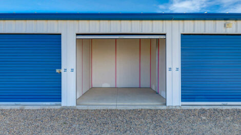 Inside a Storage unit