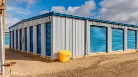 inside a storage unit