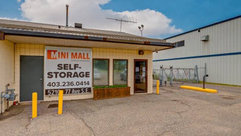 outside storage unit in Calgary