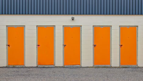 outside storage unit in Calgary