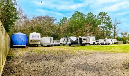 RV and boat storage in Conroe at Mini Mall Storage