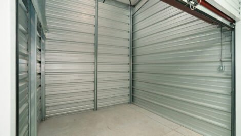 Inside self storage unit in Nepean