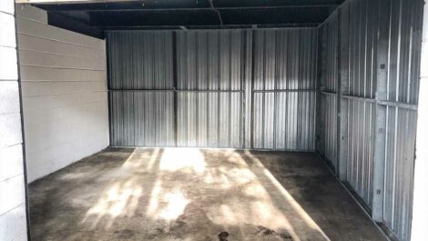 Inside a self storage unit in West Virginia