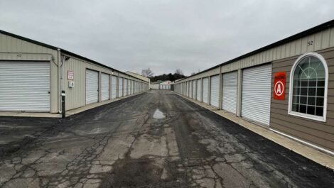 Large drive up self storage units