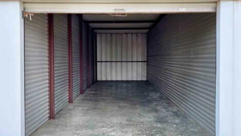 Inside a storage Unit