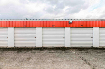 Medium drive up self storage units