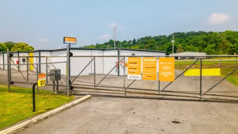 secure fenced and gated storage facility